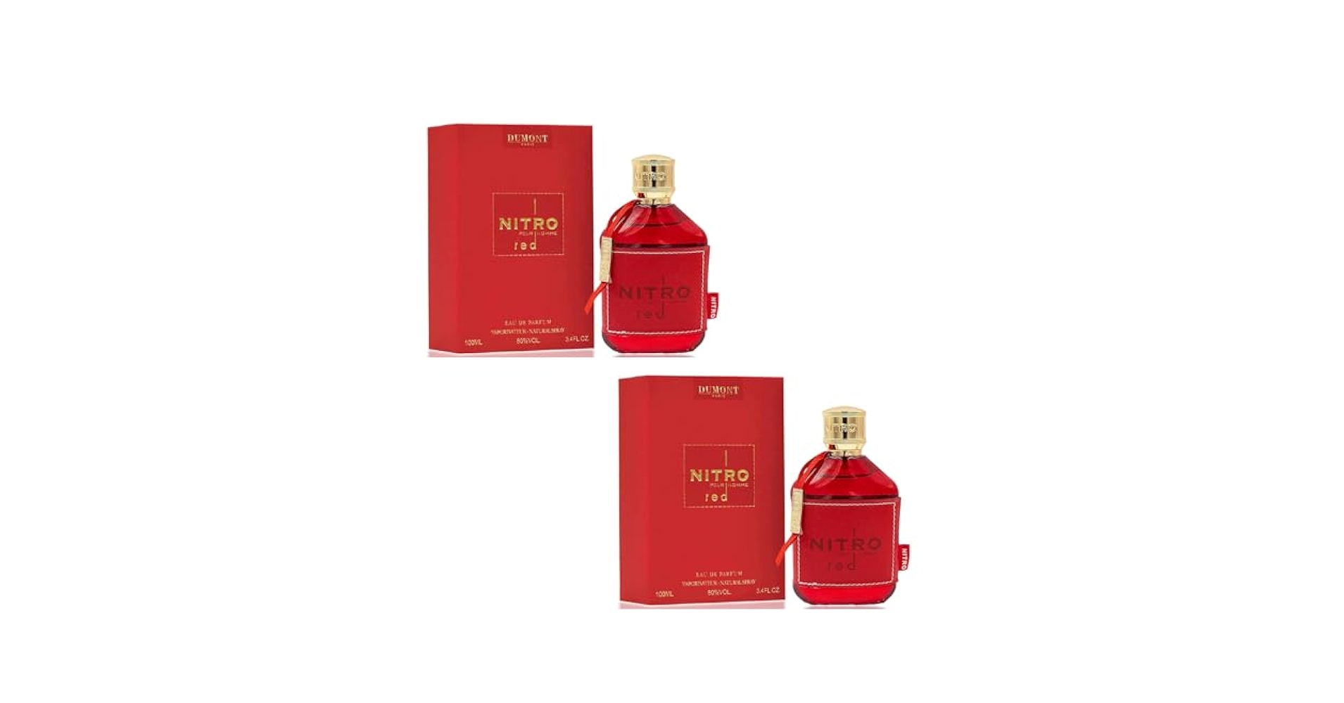 Amazon.com : Dumont Nitro Red Pack of 2 Eau de Parfum Set